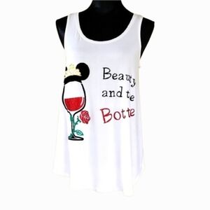 NEW Swing Luxe 'Calla Lily' Graphic Sleeveless Tee (M)